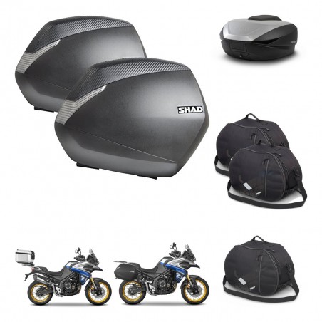 SHAD SH59 trunk + mounting bracket SH36 suitcases accessories 59L KIT-477537