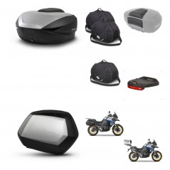 SHAD SH35 PREMIUM suitcases + mounting bracket SH59 trunk accessories 59L KIT-477570