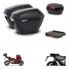 SHAD SH46 trunk + mounting bracket sh23 suitcases accessories 45 L KIT-477580