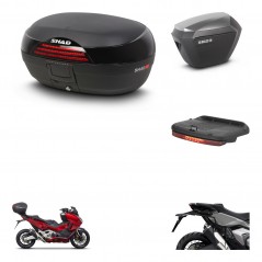 SHAD Maletas sh23 alu + soporte montaje baul SH46 accesorios 45 L KIT-477583