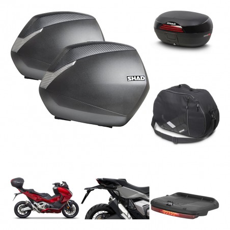 SHAD Baul SH46 + soporte montaje maletas SH36 accesorios 45 L KIT-477590