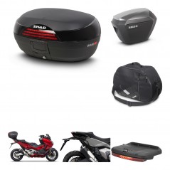 SHAD Maletas sh23 alu + soporte montaje baul SH46 accesorios 45 L KIT-477595