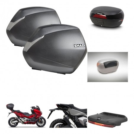 SHAD Baul SH46 + soporte montaje maletas SH36 accesorios 45 L KIT-477602