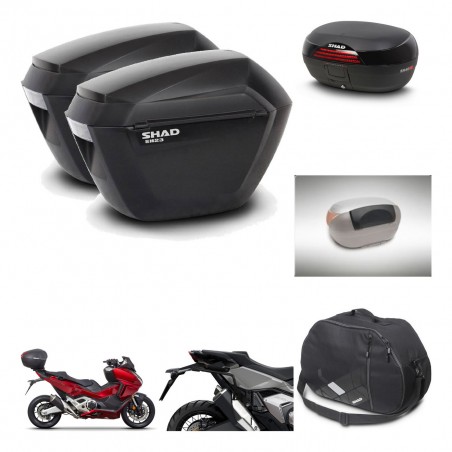 SHAD Baul SH46 + soporte montaje maletas sh23 accesorios 45 L KIT-477610