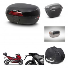 SHAD Maletas sh23 alu + soporte montaje baul SH46 accesorios 45 L KIT-477613