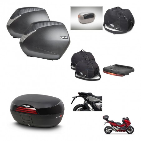 SHAD Baul SH46 + soporte montaje maletas SH36 accesorios 45 L KIT-477615