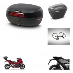 SHAD Maletas sh23 alu + soporte montaje baul SH46 accesorios 45 L KIT-477625