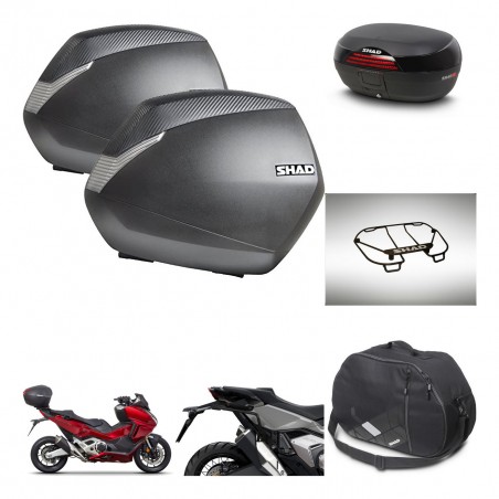 SHAD Baul SH46 + soporte montaje maletas SH36 accesorios 45 L KIT-477632