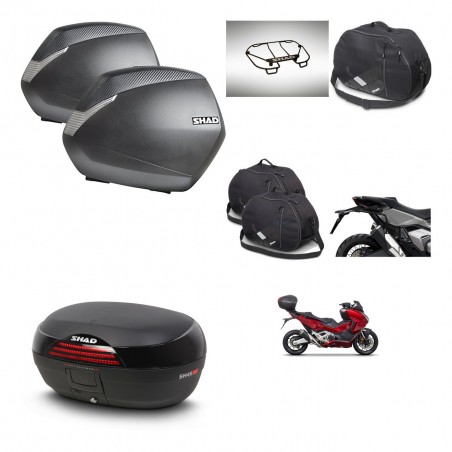 SHAD Baul SH46 + soporte montaje maletas SH36 accesorios 45 L KIT-477633