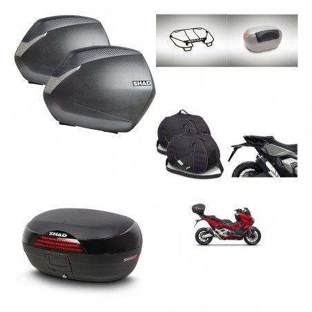 SHAD Baul SH46 + soporte montaje maletas SH36 accesorios 45 L KIT-477645