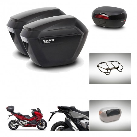 SHAD Baul SH46 + soporte montaje maletas sh23 accesorios 45 L KIT-477646
