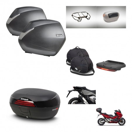 SHAD Baul SH46 + soporte montaje maletas SH36 accesorios 45 L KIT-477651
