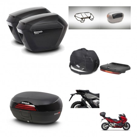 SHAD Baul SH46 + soporte montaje maletas sh23 accesorios 45 L KIT-477664