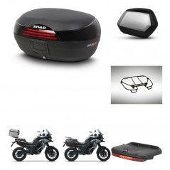 SHAD SH35 PREMIUM suitcases + mounting bracket SH46 trunk accessories 45 L KIT-477725