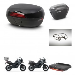 SHAD Maletas sh23 alu + soporte montaje baul SH46 accesorios 45 L KIT-477727