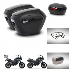 SHAD SH46 trunk + mounting bracket sh23 suitcases accessories 45 L KIT-477742