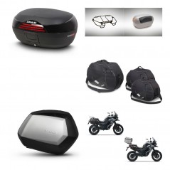 SHAD SH35 PREMIUM suitcases + mounting bracket SH46 trunk accessories 45 L KIT-477756