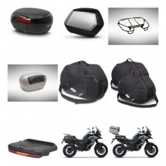 SHAD SH35 PREMIUM suitcases + mounting bracket SH46 trunk accessories 45 L KIT-477762