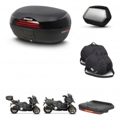 SHAD SH35 PREMIUM suitcases + mounting bracket SH46 trunk accessories 45 L KIT-477774