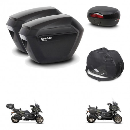 SHAD Baul SH46 + soporte montaje maletas sh23 accesorios 45 L KIT-477778