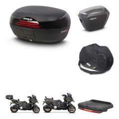 SHAD Maletas sh23 alu + soporte montaje baul SH46 accesorios 45 L KIT-477787