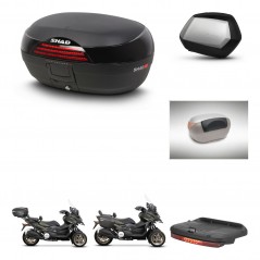 SHAD Maletas SH35 PREMIUM + soporte montaje baul SH46 accesorios 45 L KIT-477797