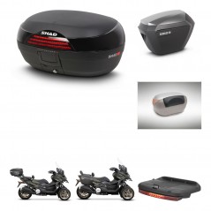 SHAD Maletas sh23 alu + soporte montaje baul SH46 accesorios 45 L KIT-477799