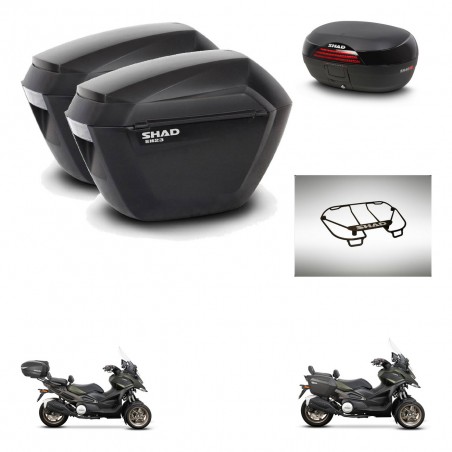 SHAD Baul SH46 + soporte montaje maletas sh23 accesorios 45 L KIT-477814