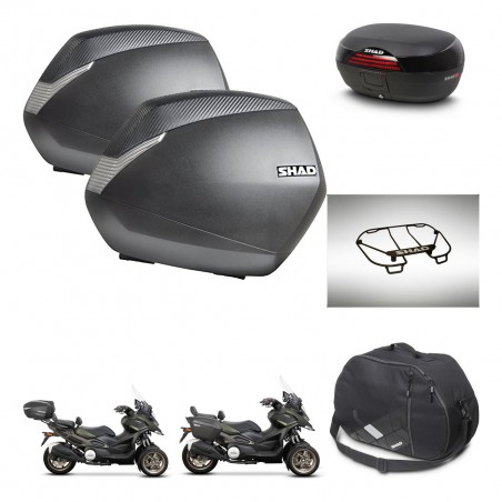 SHAD Baul SH46 + soporte montaje maletas SH36 accesorios 45 L KIT-477824
