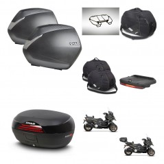 SHAD SH46 trunk + mounting bracket SH36 suitcases accessories 45 L KIT-477831