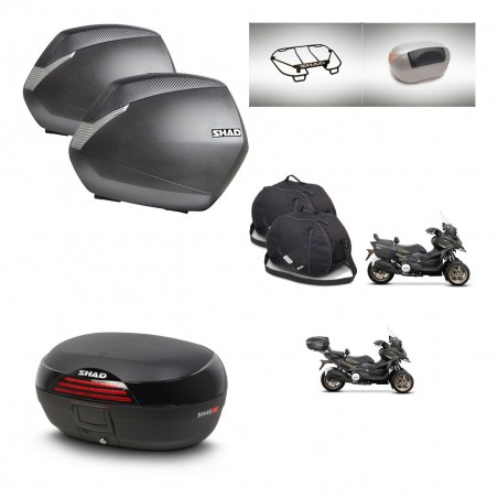 SHAD Baul SH46 + soporte montaje maletas SH36 accesorios 45 L KIT-477837