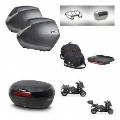 SHAD SH46 trunk + mounting bracket SH36 suitcases accessories 45 L KIT-477843