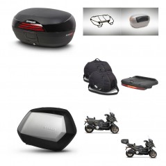 SHAD SH35 PREMIUM suitcases + mounting bracket SH46 trunk accessories 45 L KIT-477846