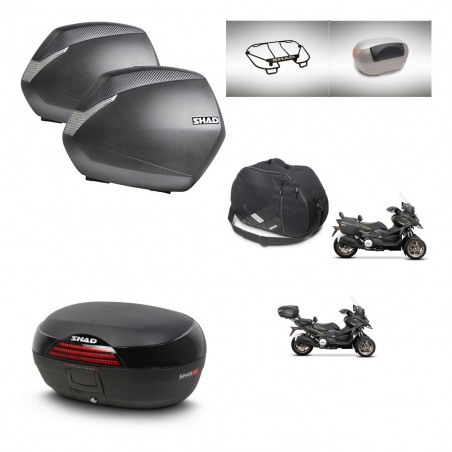 SHAD Baul SH46 + soporte montaje maletas SH36 accesorios 45 L KIT-477848