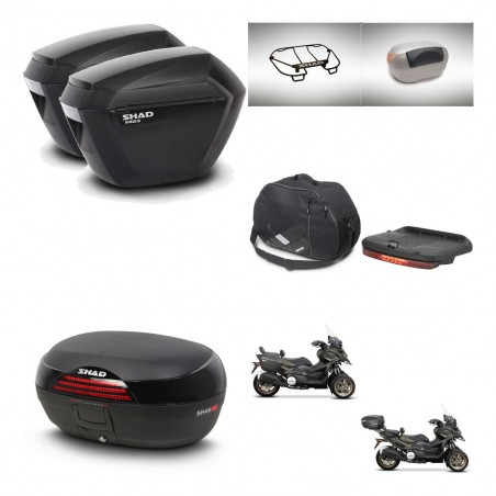 SHAD Baul SH46 + soporte montaje maletas sh23 accesorios 45 L KIT-477856