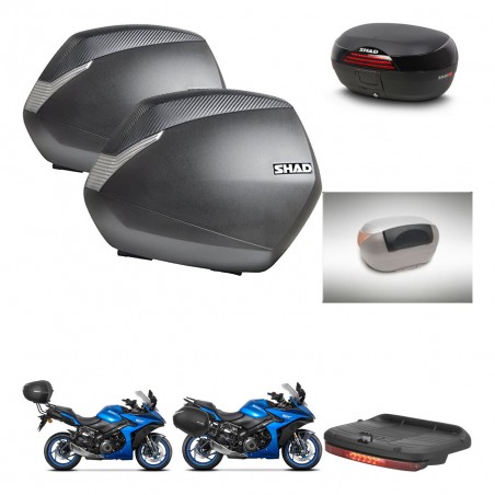 SHAD Baul SH46 + soporte montaje maletas SH36 accesorios 45 L KIT-477890
