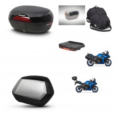 SHAD SH35 PREMIUM suitcases + mounting bracket SH46 trunk accessories 45 L KIT-477894