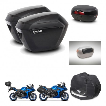 SHAD Baul SH46 + soporte montaje maletas sh23 accesorios 45 L KIT-477898