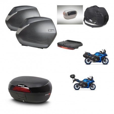 SHAD Baul SH46 + soporte montaje maletas SH36 accesorios 45 L KIT-477902