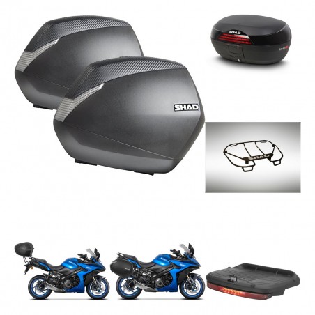 SHAD Baul SH46 + soporte montaje maletas SH36 accesorios 45 L KIT-477914