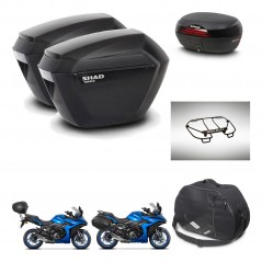 SHAD SH46 trunk + mounting bracket sh23 suitcases accessories 45 L KIT-477922