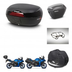 SHAD Maletas sh23 alu + soporte montaje baul SH46 accesorios 45 L KIT-477925