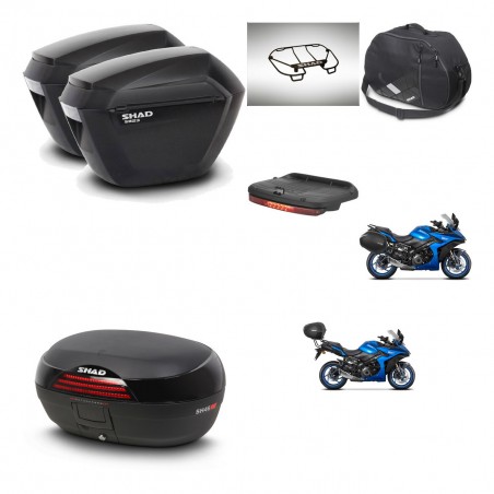 SHAD Baul SH46 + soporte montaje maletas sh23 accesorios 45 L KIT-477928