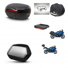 SHAD SH35 PREMIUM suitcases + mounting bracket SH46 trunk accessories 45 L KIT-477929
