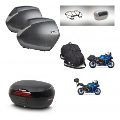 SHAD SH46 trunk + mounting bracket SH36 suitcases accessories 45 L KIT-477933