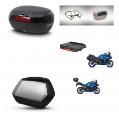 SHAD SH35 PREMIUM suitcases + mounting bracket SH46 trunk accessories 45 L KIT-477941