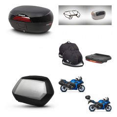 SHAD SH35 PREMIUM suitcases + mounting bracket SH46 trunk accessories 45 L KIT-477942