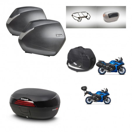 SHAD Baul SH46 + soporte montaje maletas SH36 accesorios 45 L KIT-477944