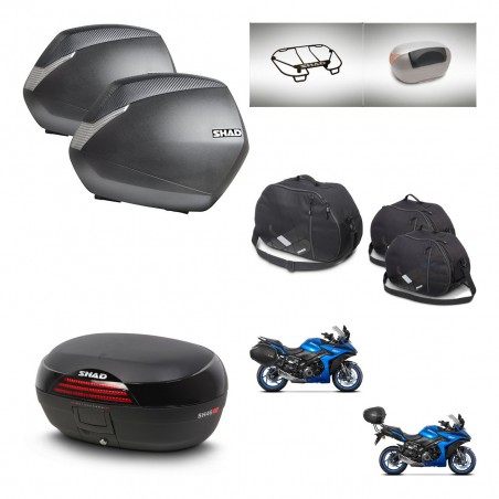 SHAD Baul SH46 + soporte montaje maletas SH36 accesorios 45 L KIT-477945