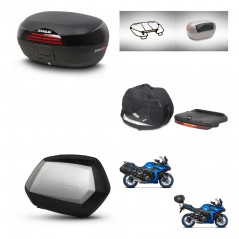 SHAD SH35 PREMIUM suitcases + mounting bracket SH46 trunk accessories 45 L KIT-477953